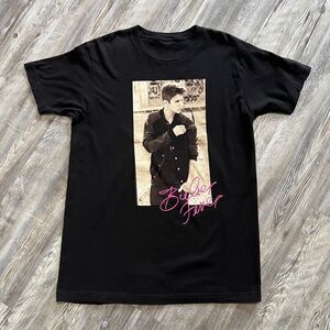 2012 Bieber Fever Graphic Tee Black Large